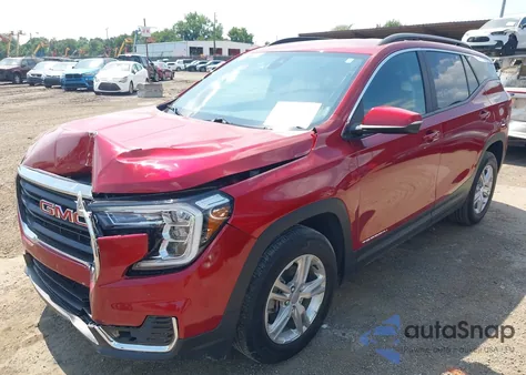 2023 GMC Terrain Fwd Sle from USA, damaged, VIN 3GKALMEG2PL129772